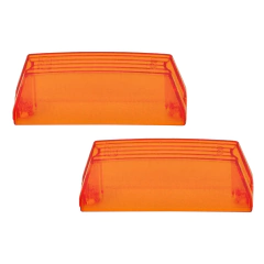 2 Lente Para Lanterna Delimitadora Amarela 97/10