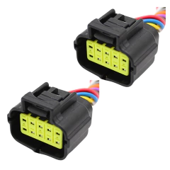 Par Chicote Farol Scania Série 5 S5 10 Vias