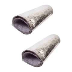 2x Placa Manta Termica Aluminio Capo Motor Antichama