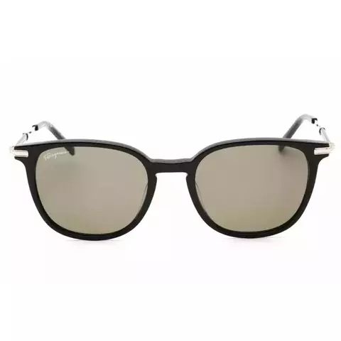 Ferragamo Salvatore Ferragamo Blue Square Men's Sunglasses SF1015S 003 52 - comprar online
