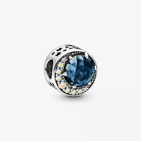 Pandora Moon And Night Sky Charm In Sterling Silver - comprar online
