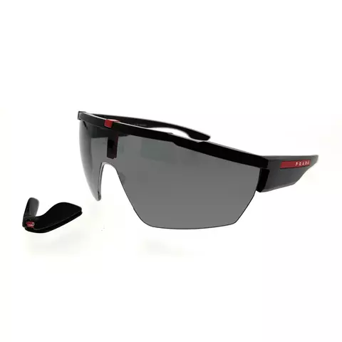 Prada Linea Rossa Polarized Grey Shield Men's Sunglasses PS 03XS DG05Z1 44 - comprar online