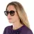 Tom Ford Mia Smoke Mirror Round Ladies Sunglasses FT0574 14C 52 en internet