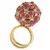 Swarovski Ladies Curiosa Round Red Cocktail Ring, Size 52 en internet