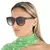 Gucci Grey Cat Eye Ladies Sunglasses GG0636SK 001 56 en internet