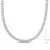 Amour 33 CT TGW Created White Sapphire Tennis Necklace In Sterling Silver - tienda online