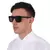 Gucci Grey Square Men's Sunglasses GG0010S 001 58 en internet