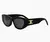 Celine Triomphe Grey Oval Ladies Sunglasses CL40312U 01A 53 en internet