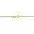 Amour 1mm Diamond Cut Flat Curb Link Chain Necklace in 14k Yellow Gold- 18 in en internet