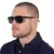 Ferragamo Salvatore Ferragamo Dark Grey Rectangular Men's Sunglasses SF938S 962 57 en internet