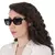 Calvin Klein Grey Gradient Rectangular Ladies Sunglasses CKJ22606S 001 53 en internet
