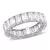 Amour 14k White Gold 4 3/8 CT TGW Created White Moissanite Eternity Ring - comprar online
