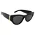 Imagen de Saint Laurent Grey Cat Eye Ladies Sunglasses SL M94 001 53