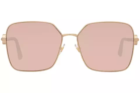 Versace Brown/Mirrored Gold Square Ladies Sunglasses VE2227 14105A 59 - comprar online