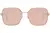 Versace Brown/Mirrored Gold Square Ladies Sunglasses VE2227 14105A 59 - comprar online