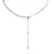 Swarovski Rhodium Plated Mixed Cuts Matrix Y Necklace - Neve Luxury | Perfumes, Relojes, Lentes y Joyas exclusivas en Argentina
