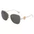 Versace Dark Grey Butterfly Ladies Sunglasses VE2256 100287 60 - tienda online