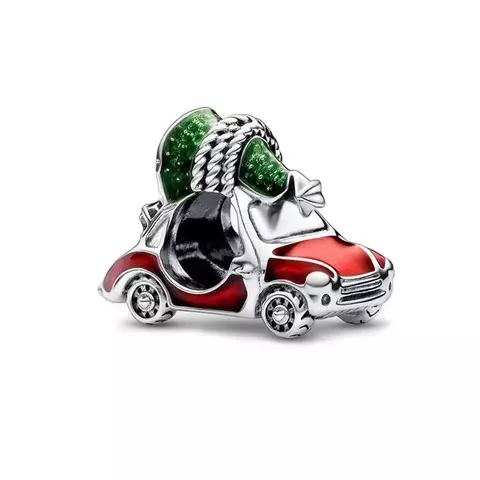 Pandora Sterling Silver Festive Car & Christmas Tree Charm - comprar online