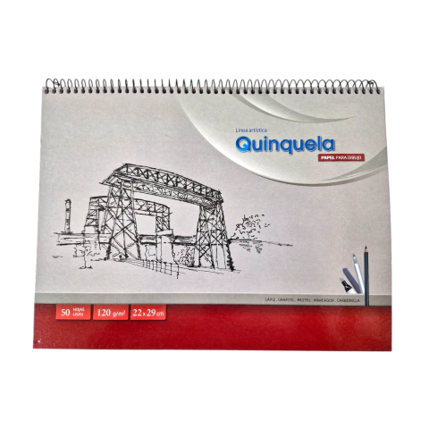 Block para Dibiujo Quinquela Linea Artistica x50 Hojas