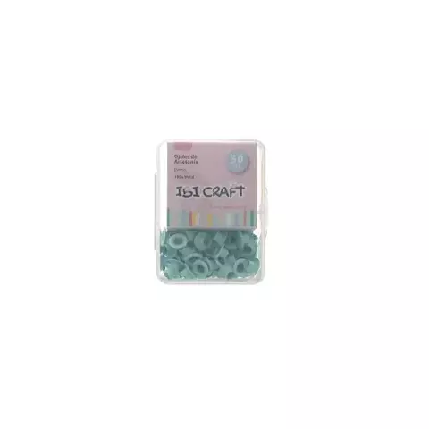 Ojales IBI CRAFT de artesania x 50 VERDE PASTEL
