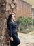 BLAZER CROPPED EM ALFAIATARIA PRETO - loja online