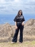 Imagem do CAMISA EM TECIDO SATIN STRIPE PRETO