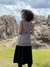 SAIA MIDI EM SCUBA SUEDE PRETO - loja online