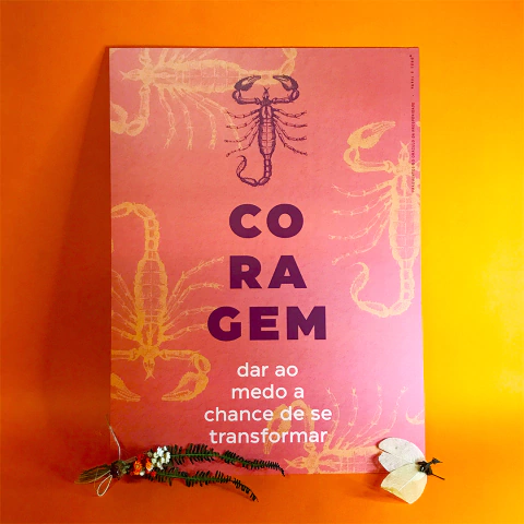 Pôster A4 - Coragem