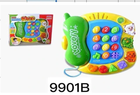 Telefono Infantil Musical Interactivo Con Luz Y Sonido