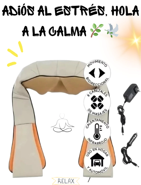 ShiatsuMaster 360 - Masajeador Cervical Espalda Electrico Corporal shiatsu - comprar online