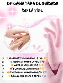 HidraGlow - Guante Hidratante Aclarante Repara Manos Spa Humectante X2 en internet