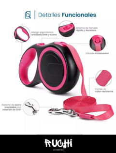 Imagen de Correa Flex-Correa Extensible para perros y gatos 5M
