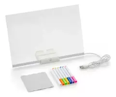 Pizarra Mágica Tableta Luz Led Usb Acrilico + de REGALO P/COMPRA (1) PROYECTOR - Ruchi
