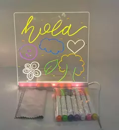 Pizarra Mágica Tableta Luz Led Usb Acrilico + de REGALO P/COMPRA (1) PROYECTOR