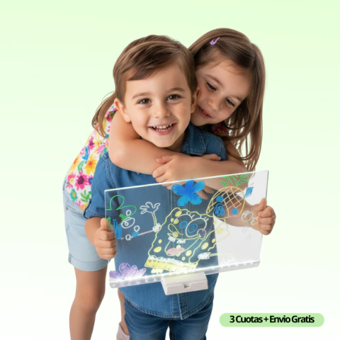 Pizarra Mágica Tableta Luz Led Usb Acrilico + de REGALO P/COMPRA (1) PROYECTOR - comprar online