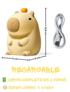 Carpincho Shine-Lámpara de noche de silicona en forma de carpincho - tienda online