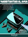 Auriculares Profesionales BT con linterna + Power Bank - Resistentes al agua