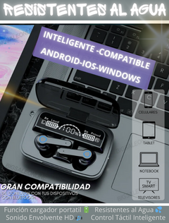 Auriculares Profesionales BT con linterna + Power Bank - Resistentes al agua en internet