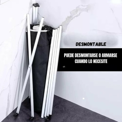 Canasto-Bolsa de ropa triple - tienda online