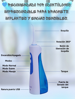 Imagen de ULTRAJET SMILE - Irrigaror limpieza bucal profunda | 3 CUOTAS SIN INTERÉS |