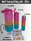 Trío de Energía- Botellas Motivacionales para Cada Momento + de REGALO STICKERS Y PIN - comprar online