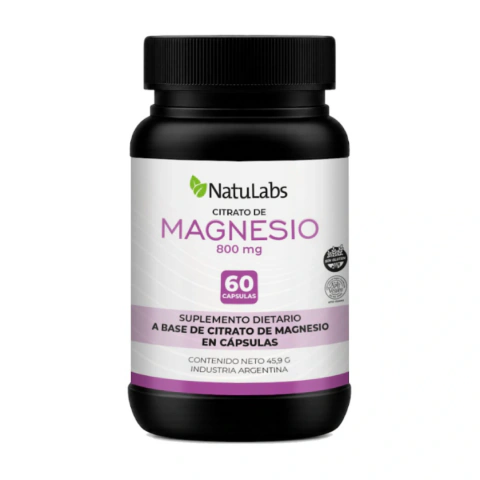 NATULABS - Citrato de Magnesio x 60 caps