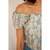 Cropped azul estampa LANÇA PERFUME TAM P - comprar online