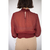 Camisa Burgundy poá ZARA TAM S - VistoAZE