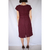 Vestido Tweed Burgundy Soprano TAM P - VistoAZE