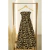 Vestido animal print tomara que caia H&amp;M TAM P
