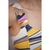 Vestido estampa colorida 2 zípers costas LANÇA PERFUME TAM PP - VistoAZE