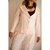 Blazer rosa claro bordado a mão CORI TAM - comprar online
