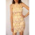 Vestido renda amarelo NBD TAM XS - comprar online