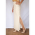 Saia longa renda off white TAM P - comprar online